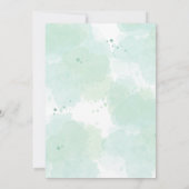 Baby Meisje Baby shower Kaart (Achterkant)