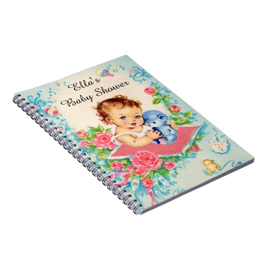  Baby Meisje Baby shower Notitieboek (Rechterzijde)