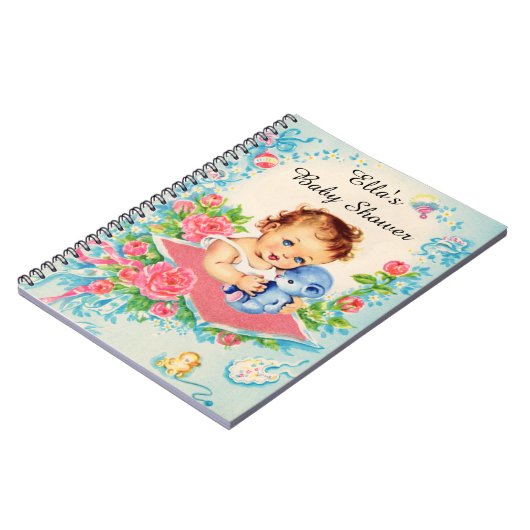  Baby Meisje Baby shower Notitieboek (Linkerzijde)
