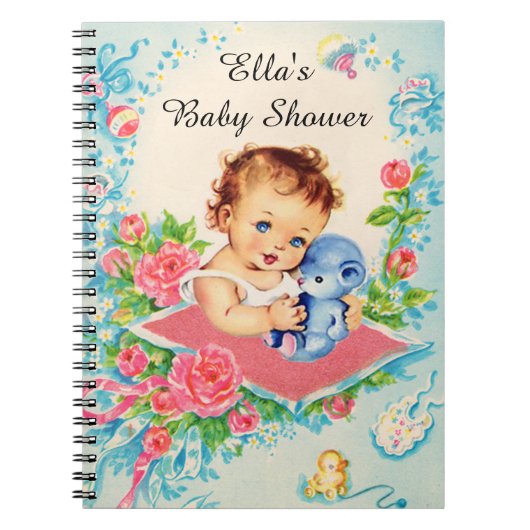 Baby Meisje Baby shower Notitieboek (Voorkant)