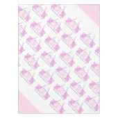 Baby meisje baby shower olifant tafelkleed (Voorkant)