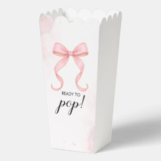 Baby Meisje Baby Shower Popcorn Favor Doos Bedankdoosjes