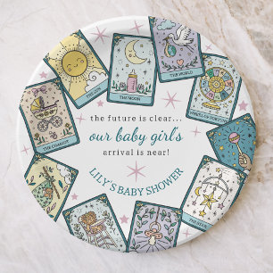 Baby Meisje Baby shower Tarot Kaarten Papieren Bordje