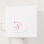 Baby meisje bedankt voor het douchen van Baby show Bedankjes Labels (In situ)