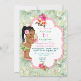 Baby Meisje Bikini Tropisch Luau Hawaiaanse Schelp Kaart