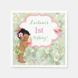 Baby Meisje Bikini Tropisch Luau Hawaiaanse Servet