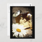 Baby Meisje Blak  briefkaart (Voorkant / Achterkant)