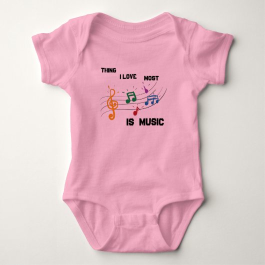 Baby Meisje Body Pakje Roze Romper (Voorkant)