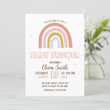 Baby Meisje Boho Regenboog Baby shower