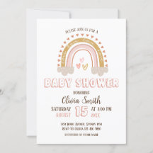 Baby Meisje Boho Regenboog Baby shower