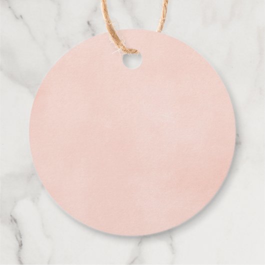 Baby meisje boslanddieren roze groen bedankjes labels (Achterkant)