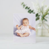 Baby meisje briefkaart (Staand voorkant)