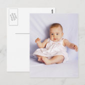 Baby meisje briefkaart (Voorkant / Achterkant)