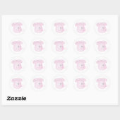 Baby Meisje Bubble stickers (Vel)