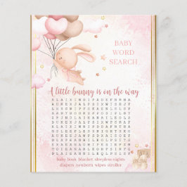 Baby Meisje Bunny Baby shower Spel