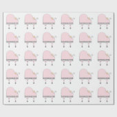 Baby meisje cadeau cadeaupapier (Vlak)