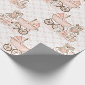 Baby Meisje Cadeaupapier (Hoek)