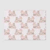 Baby Meisje Carriages Tissuepapier (Voorkant)