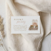 Baby Meisje Clothesline Boho Boeken voor Baby Informatiekaartje