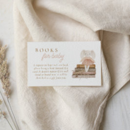 Baby Meisje Clothesline Boho Boeken voor Baby Informatiekaartje