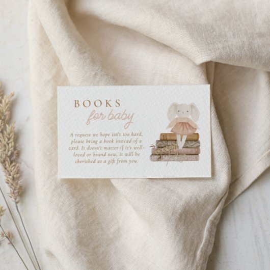 Baby Meisje Clothesline Boho Boeken voor Baby Informatiekaartje