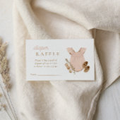 Baby Meisje Clothesline Boho Luier Raffle Informatiekaartje