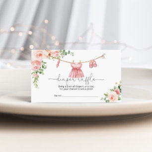 Baby Meisje Clothesline Luier verloting kaart