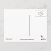 Baby meisje dank je briefkaart (Achterkant)