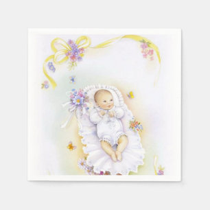 Baby meisje Doop Doopsel servet