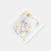  Baby meisje Doop Doopsel servet (Hoek)