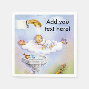 Baby meisje Doop Doopsel servet