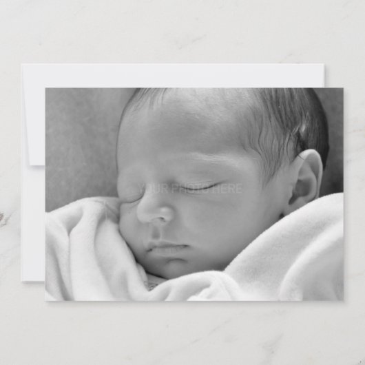 Baby Meisje Doop Fuschia Roze Lotus Bloom Kaart (Achterkant)