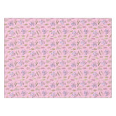 Baby Meisje Douche Bloementuin Botanische Decor Tafelkleed (Voorkant (Horizontaal))