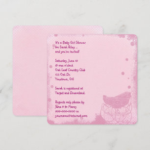 Baby Meisje Douche Kaart