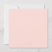 Baby Meisje Douche Kleine Herten Antler Rozen Vier Kaart (Achterkant)