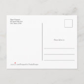 Baby Meisje Douche Moderne Boho Pampas gras bloemi Uitnodiging Briefkaart (Achterkant)