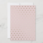 Baby Meisje Douche Schattige Roze Panda Kaart (Achterkant)