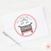 Baby Meisje Douche Sticker (Envelop)