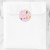 Baby Meisje Douche Sticker (Tas)