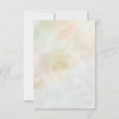 Baby meisje druppels ontwerp bedankkaart (Achterkant)