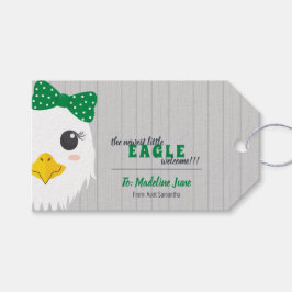 Baby Meisje Eagle Green Cadeaulabel