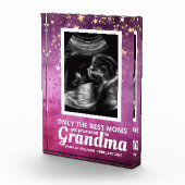 Baby Meisje Echografie Zwangerschap Aankondiging Fotoblokken (Rechts)