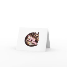 Baby Meisje en Duitse Herder