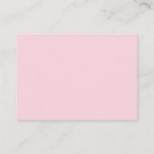 Baby Meisje Erwt In Een Pod Tuin Luier Raffle Tick Informatiekaartje (Achterkant)