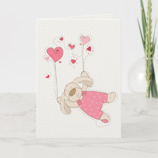 Baby meisje felicitatiekaart kaart