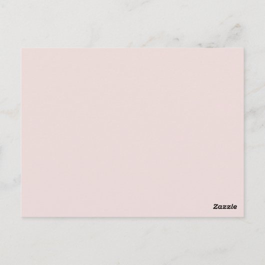 Baby Meisje Foto Geboorte Aankondiging Kaart baby  (Achterkant)