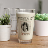 Baby Meisje Foto Keepsake Glas