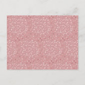 Baby Meisje Foto Liefde Harten Script Bedankt Gebo Aankondigingskaart (Achterkant)