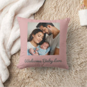 baby meisje foto naam aangepaste Baby Kussen (Deken)