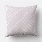 Baby Meisje Geboorte Stats Roze en Paarse Kussen (Achterkant)